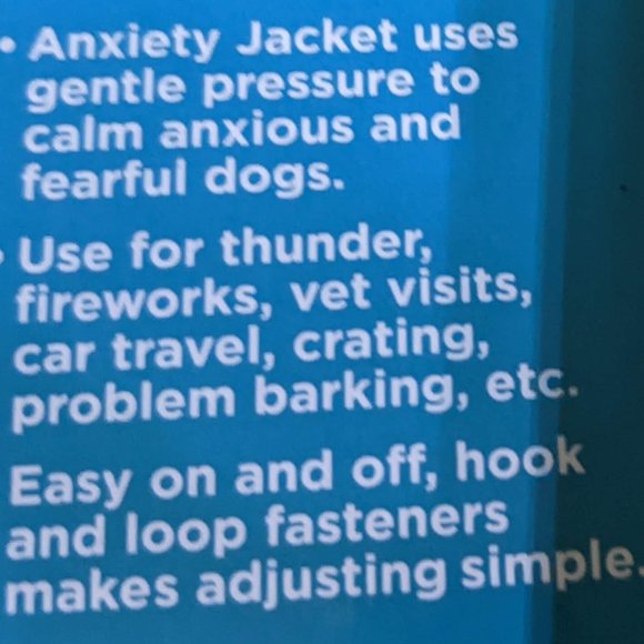 Heart to Tail Anxiety Dog Jacket-M - Picture 4 of 5